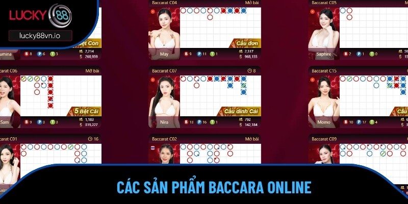 Baccarat Trực Tuyến - Sản Phẩm Game Bài Thị Hành Nhất 2025 Tổ hợp các phiên bản Baccarat trực tiếp phổ biến nhất