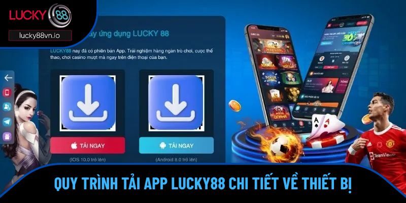 Quy trình tải app Lucky88 chi tiết về thiết bị